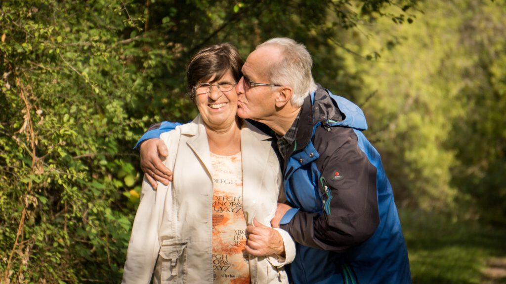 happy senior couple who’ve done longevity planning